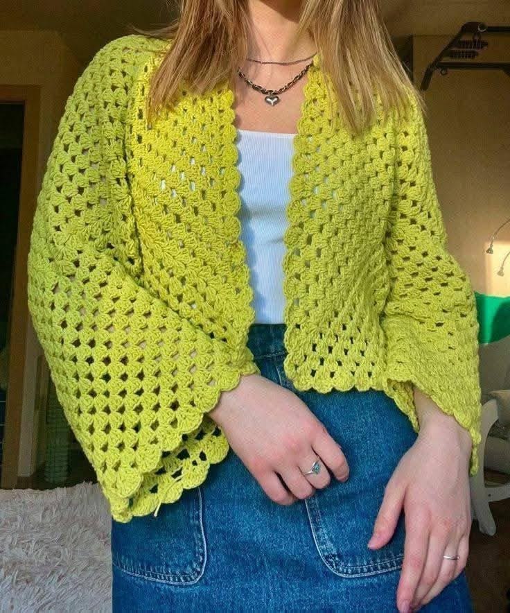 Handmade Crochet Cardigan – Choose Your Favorite Color