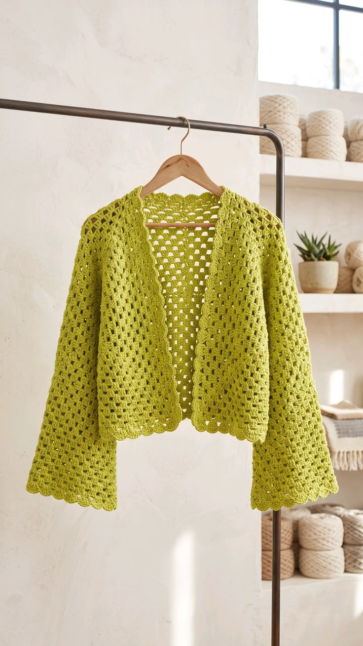 Handmade Crochet Cardigan – Choose Your Favorite Color