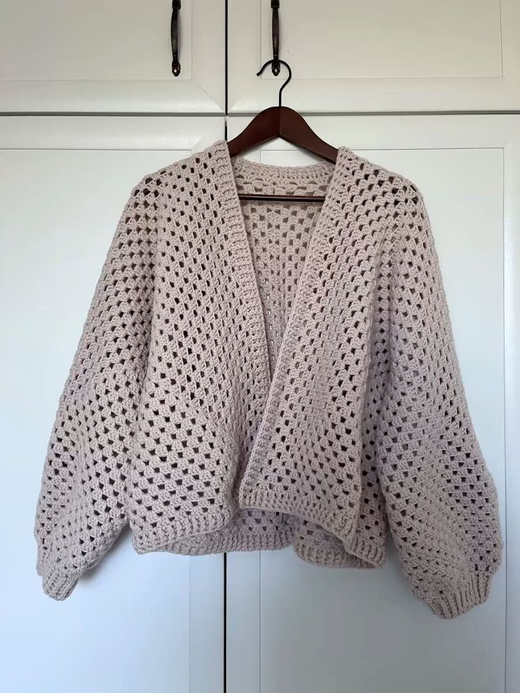 Handmade Crochet Cardigan – Choose Your Favorite Color